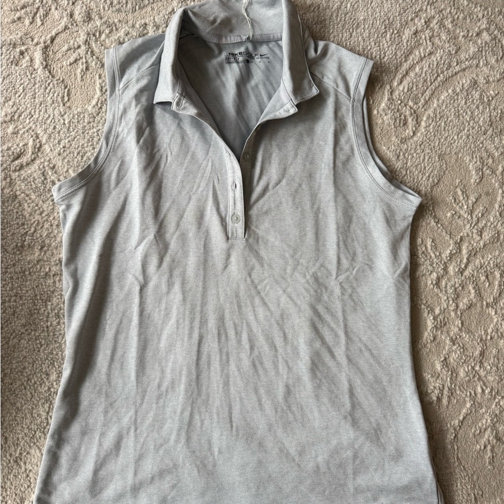 Nike Light Gray Golf Tank Top